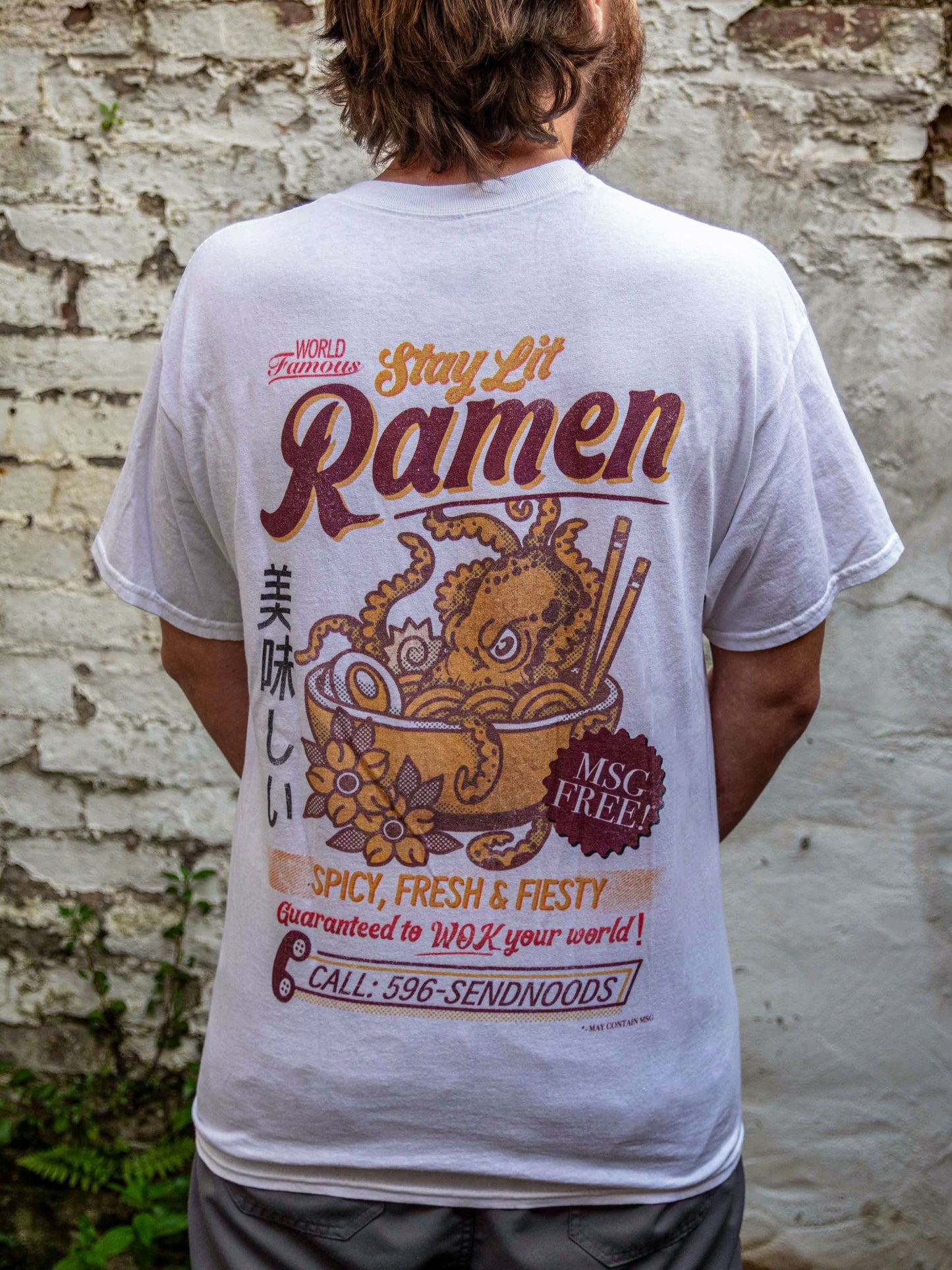 Stay Lit Ramen Oversized Tee