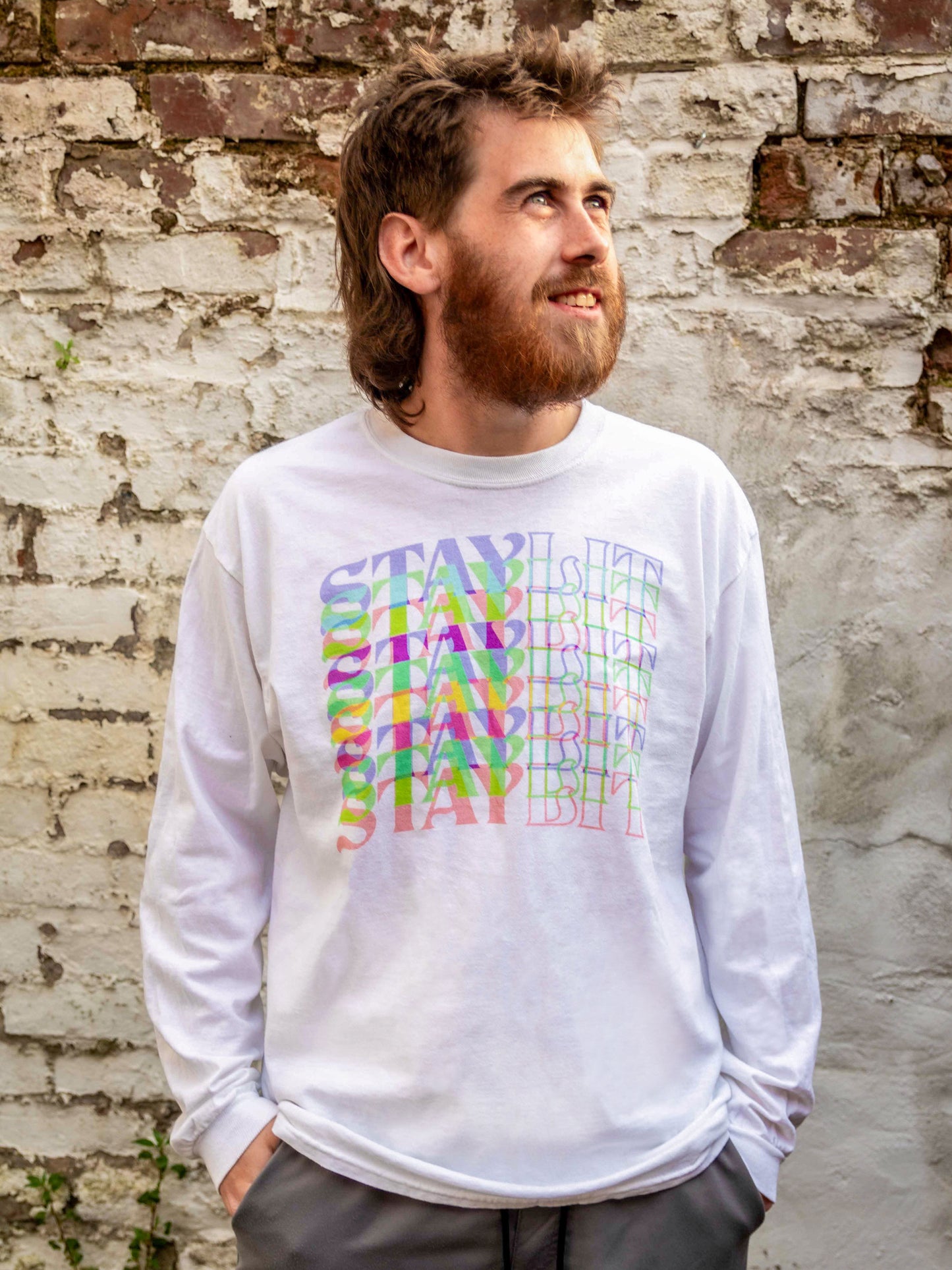 Trippy Stay Lit Long Sleeve Tee